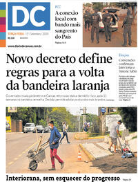 Capa do jornal Diário de Canoas 01/09/2020