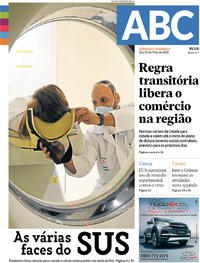 Capa do jornal Diário de Canoas 02/05/2020