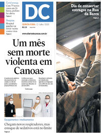 Capa do jornal Diário de Canoas 02/07/2020