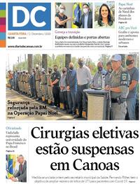 Capa do jornal Diário de Canoas 02/12/2020