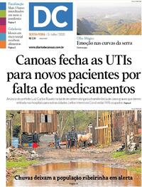 Capa do jornal Diário de Canoas 03/07/2020