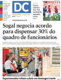 Capa do jornal Diário de Canoas 03/08/2020