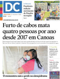 Capa do jornal Diário de Canoas 03/11/2020
