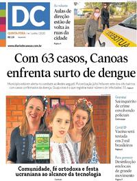 Capa do jornal Diário de Canoas 04/06/2020