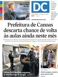 Capa do jornal Diário de Canoas 04/09/2020