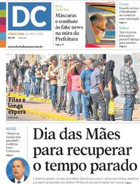 Capa do jornal Diário de Canoas 05/05/2020