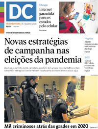 Capa do jornal Diário de Canoas 05/10/2020