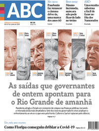 Capa do jornal Diário de Canoas 06/06/2020