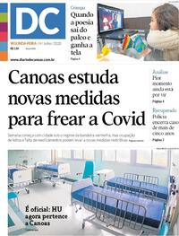 Capa do jornal Diário de Canoas 06/07/2020