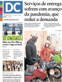 Capa do jornal Diário de Canoas 06/08/2020