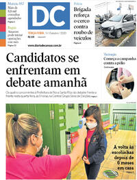 Capa do jornal Diário de Canoas 06/10/2020