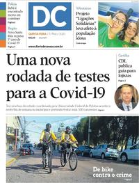 Capa do jornal Diário de Canoas 07/05/2020
