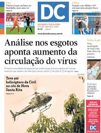 Capa do jornal Diário de Canoas 07/09/2020