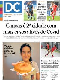Capa do jornal Diário de Canoas 07/12/2020