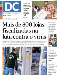 Capa do jornal Diário de Canoas 08/05/2020