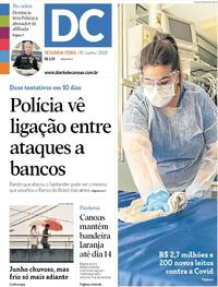 Capa do jornal Diário de Canoas 08/06/2020