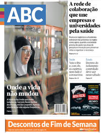 Capa do jornal Diário de Canoas 09/05/2020