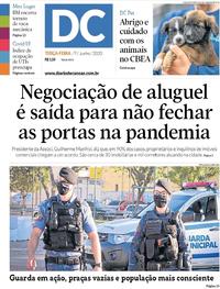 Capa do jornal Diário de Canoas 09/06/2020