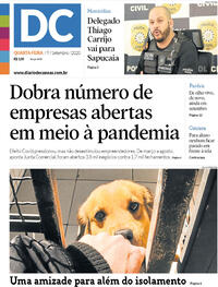 Capa do jornal Diário de Canoas 09/09/2020
