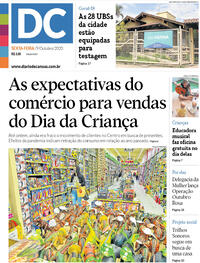 Capa do jornal Diário de Canoas 09/10/2020