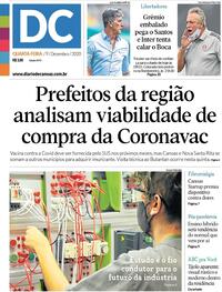 Capa do jornal Diário de Canoas 09/12/2020
