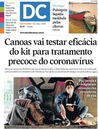 Capa do jornal Diário de Canoas 10/07/2020