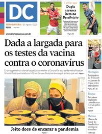 Capa do jornal Diário de Canoas 10/08/2020