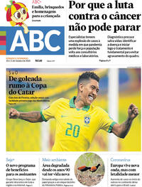 Capa do jornal Diário de Canoas 10/10/2020