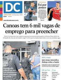 Capa do jornal Diário de Canoas 10/12/2020