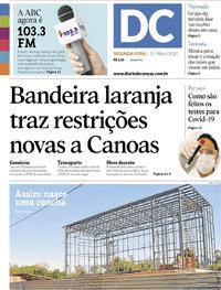 Capa do jornal Diário de Canoas 11/05/2020