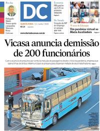 Capa do jornal Diário de Canoas 11/06/2020