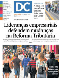 Capa do jornal Diário de Canoas 11/08/2020