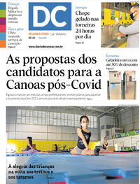 Capa do jornal Diário de Canoas 12/10/2020