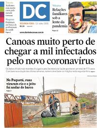 Capa do jornal Diário de Canoas 13/07/2020