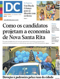 Capa do jornal Diário de Canoas 13/10/2020