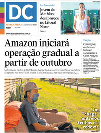 Capa do jornal Diário de Canoas 14/09/2020