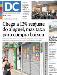 Capa do jornal Diário de Canoas 14/10/2020