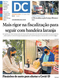 Capa do jornal Diário de Canoas 15/06/2020