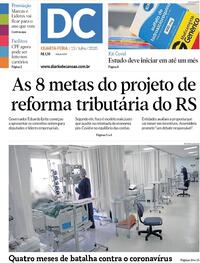 Capa do jornal Diário de Canoas 15/07/2020
