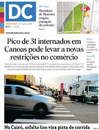 Capa do jornal Diário de Canoas 16/06/2020