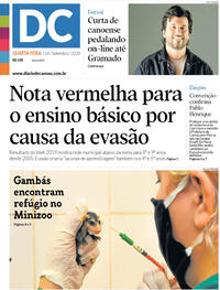 Capa do jornal Diário de Canoas 16/09/2020