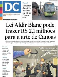 Capa do jornal Diário de Canoas 17/06/2020
