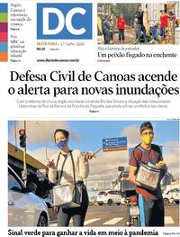 Capa do jornal Diário de Canoas 17/07/2020