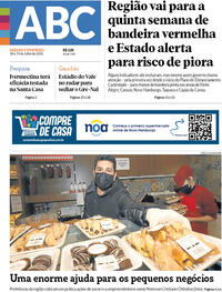 Capa do jornal Diário de Canoas 18/07/2020