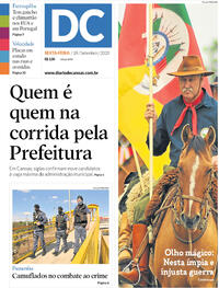 Capa do jornal Diário de Canoas 18/09/2020