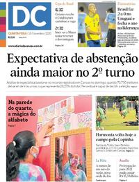 Capa do jornal Diário de Canoas 18/11/2020