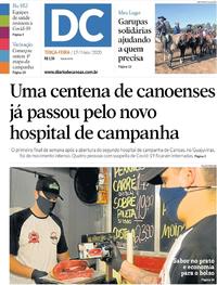 Capa do jornal Diário de Canoas 19/05/2020