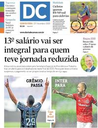 Capa do jornal Diário de Canoas 19/11/2020