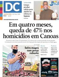 Capa do jornal Diário de Canoas 20/05/2020