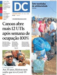 Capa do jornal Diário de Canoas 20/07/2020